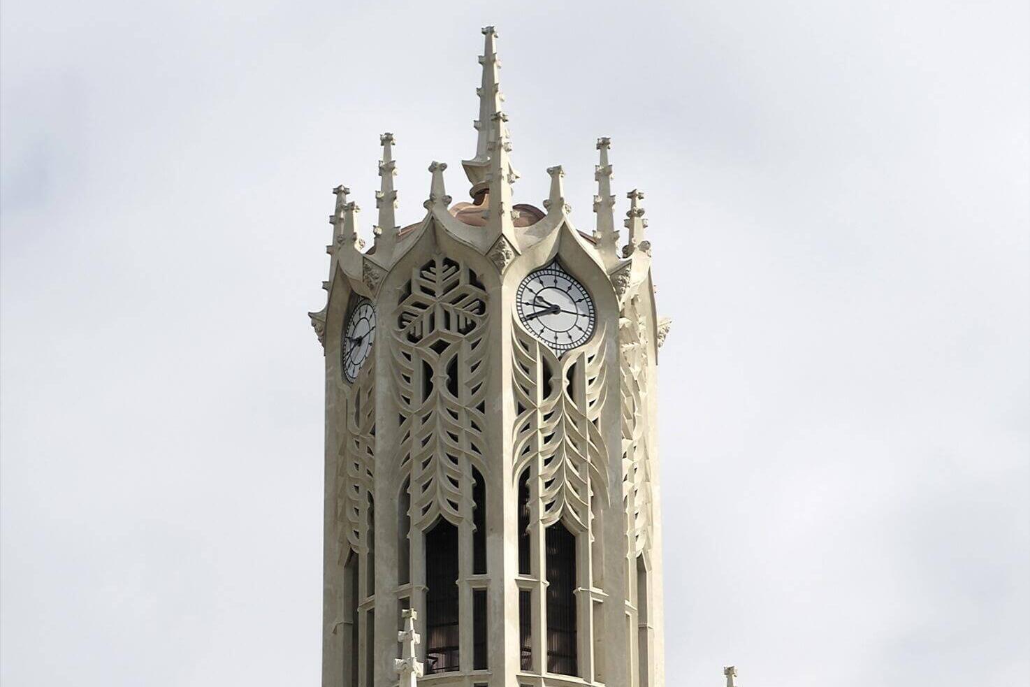 Clocktower der University of Auckland in Neuseeland